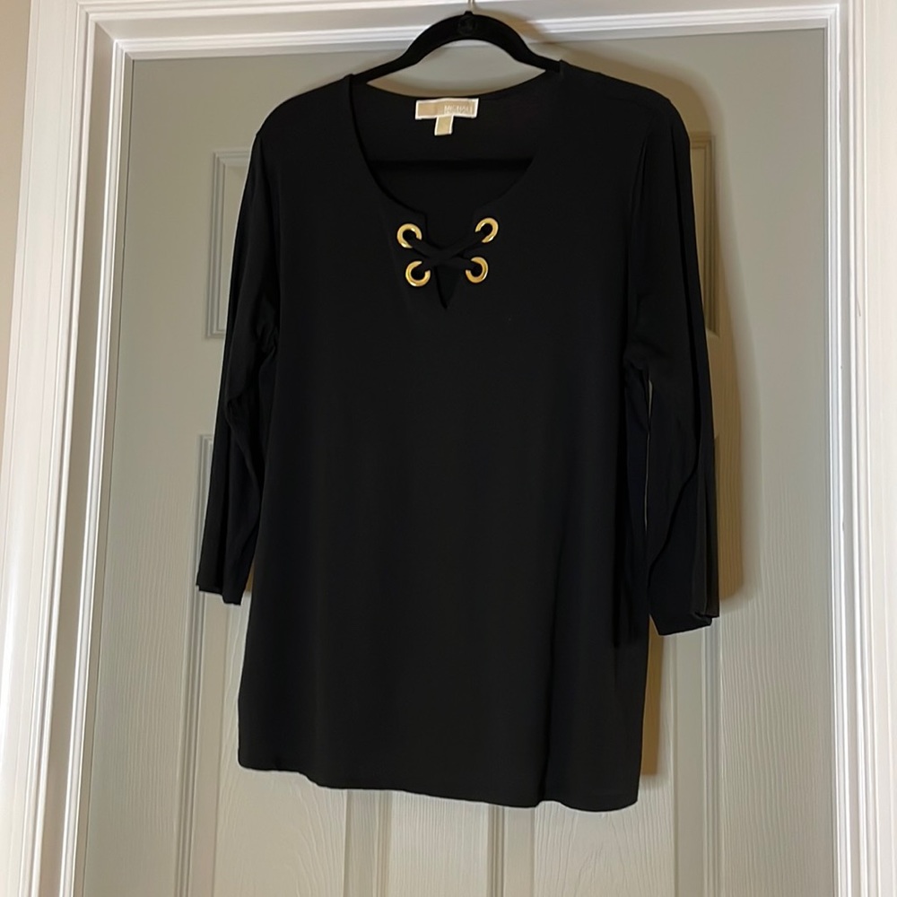 |Michael Kors| Women’s Shirt Black Gold Size XL